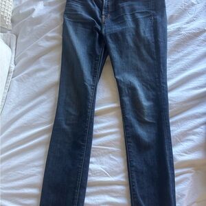 J Brand Dark Blue Straight Leg Jeans